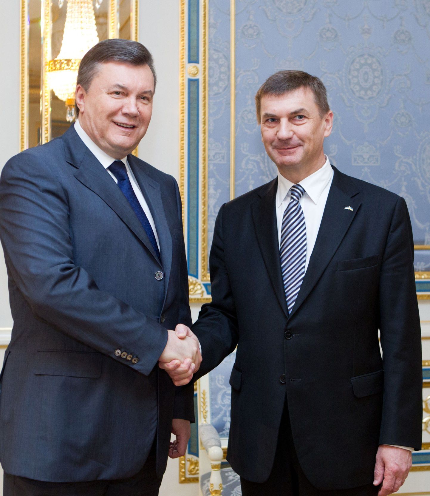 Ансип и Янукович