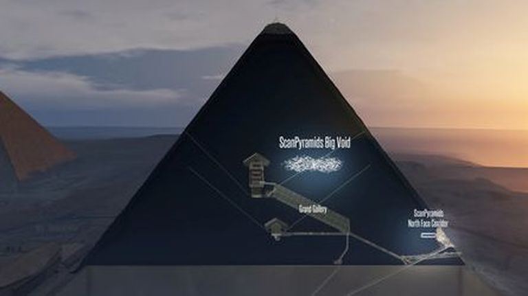 Joonis Giza Suurest püramiidist