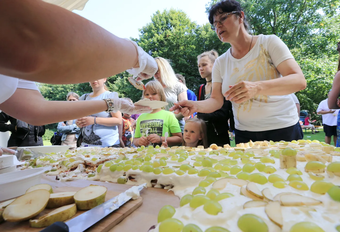 Fotomeenutus mulluselt toidu- ja veinifestivalilt.