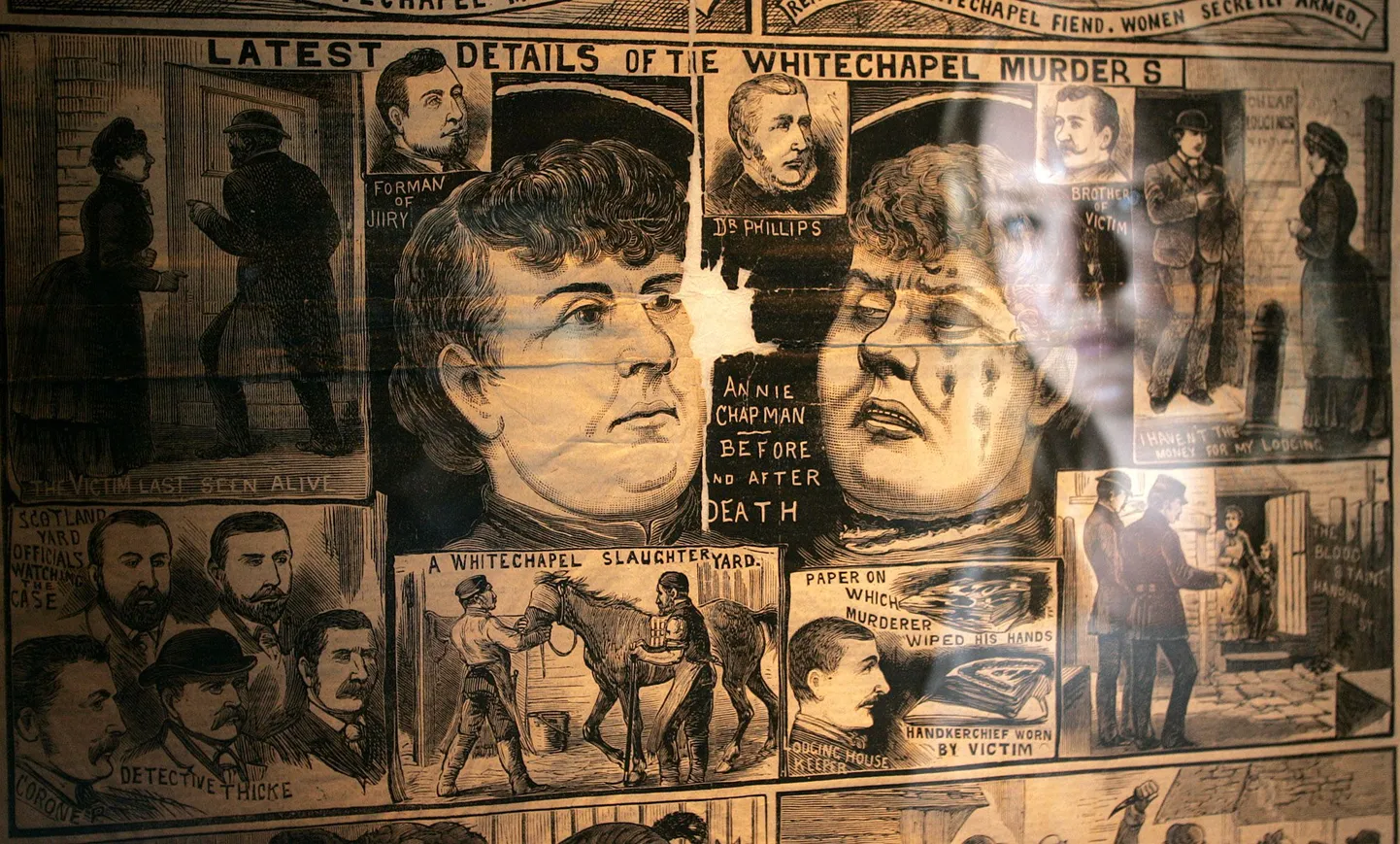Väljaandes «The Illustrated Police News» ilmunud illustreerivad pildid, mis kajastasid Rappija-Jacki juhtumeid