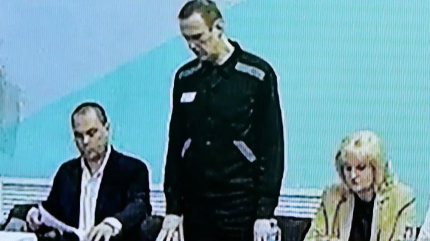 Навальный на выездном заседании Мосгорсуда в колонии №6 во Владимирской области, процесс проходил в закрытом режиме
