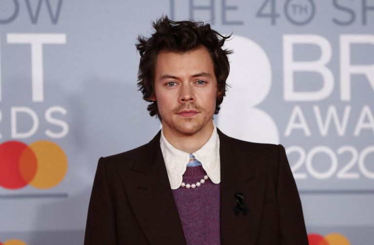 Briti laulja Harry Styles 18. veebruaril 2020 Londonis O2 Arenal Briti muusikaauhindade galal