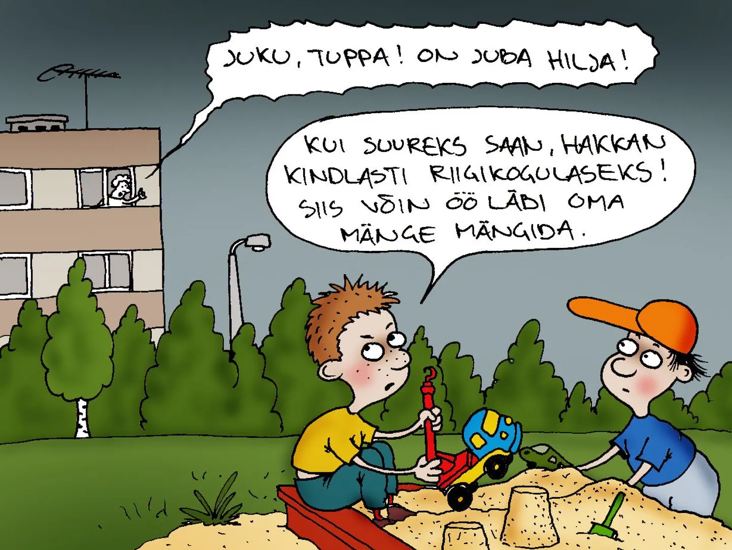 Mõeldes ööistungile.