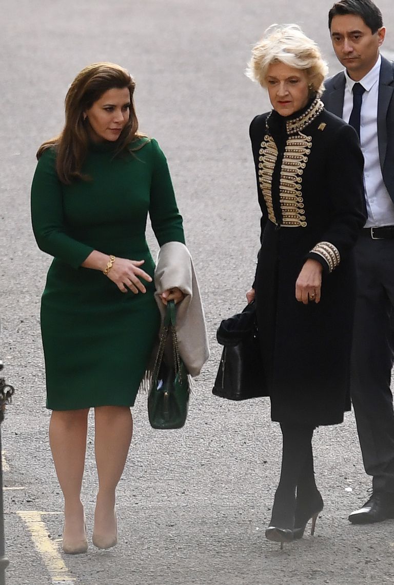 Printsess Haya Bint Al Hussein ja ta advokaat, paruness Fiona Shackleton 12. novembril