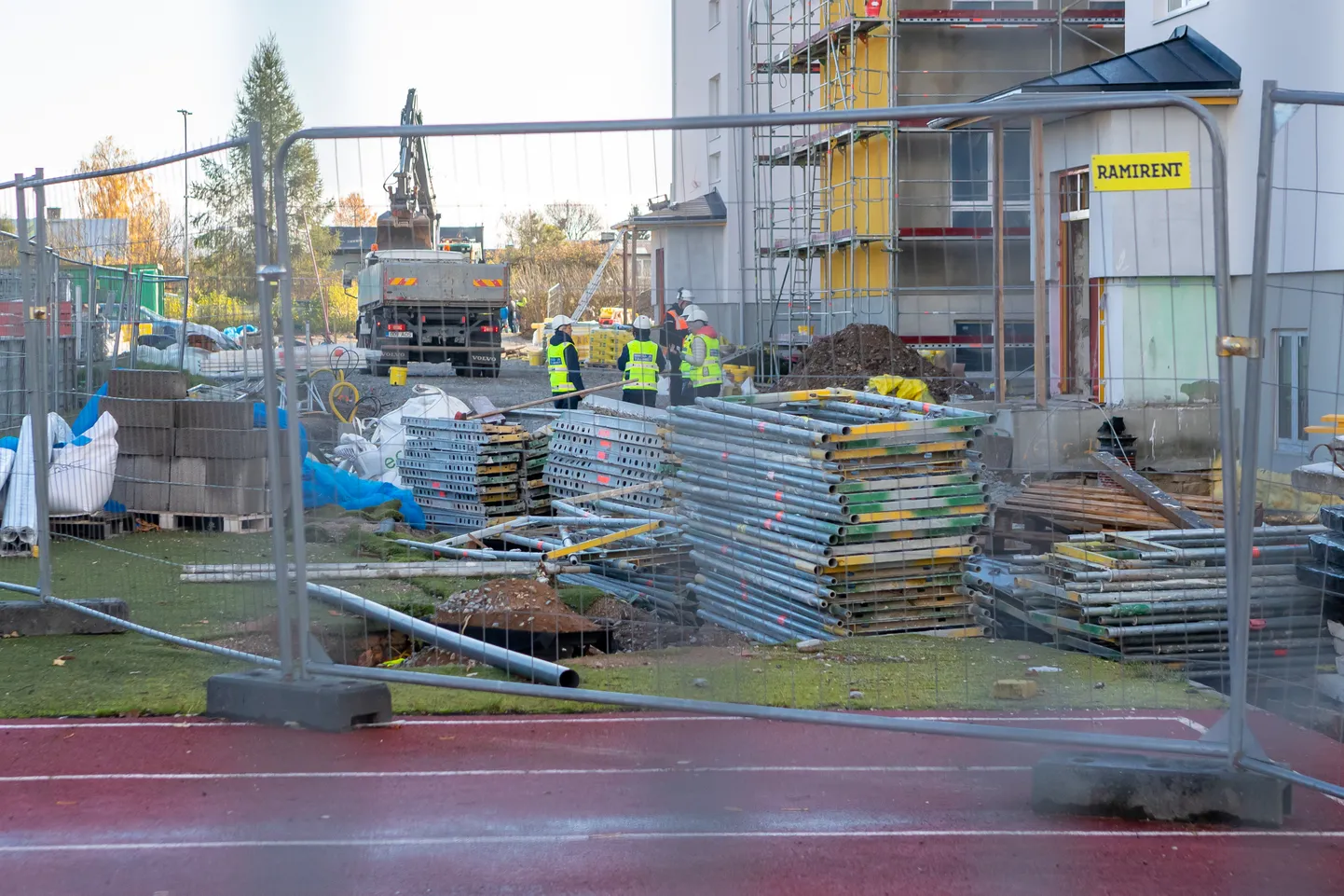 EHITUSTANNER: Kuressaare Hariduse koolimaja ehituseks on miljonid juba kulunud ja kuluvad veel.