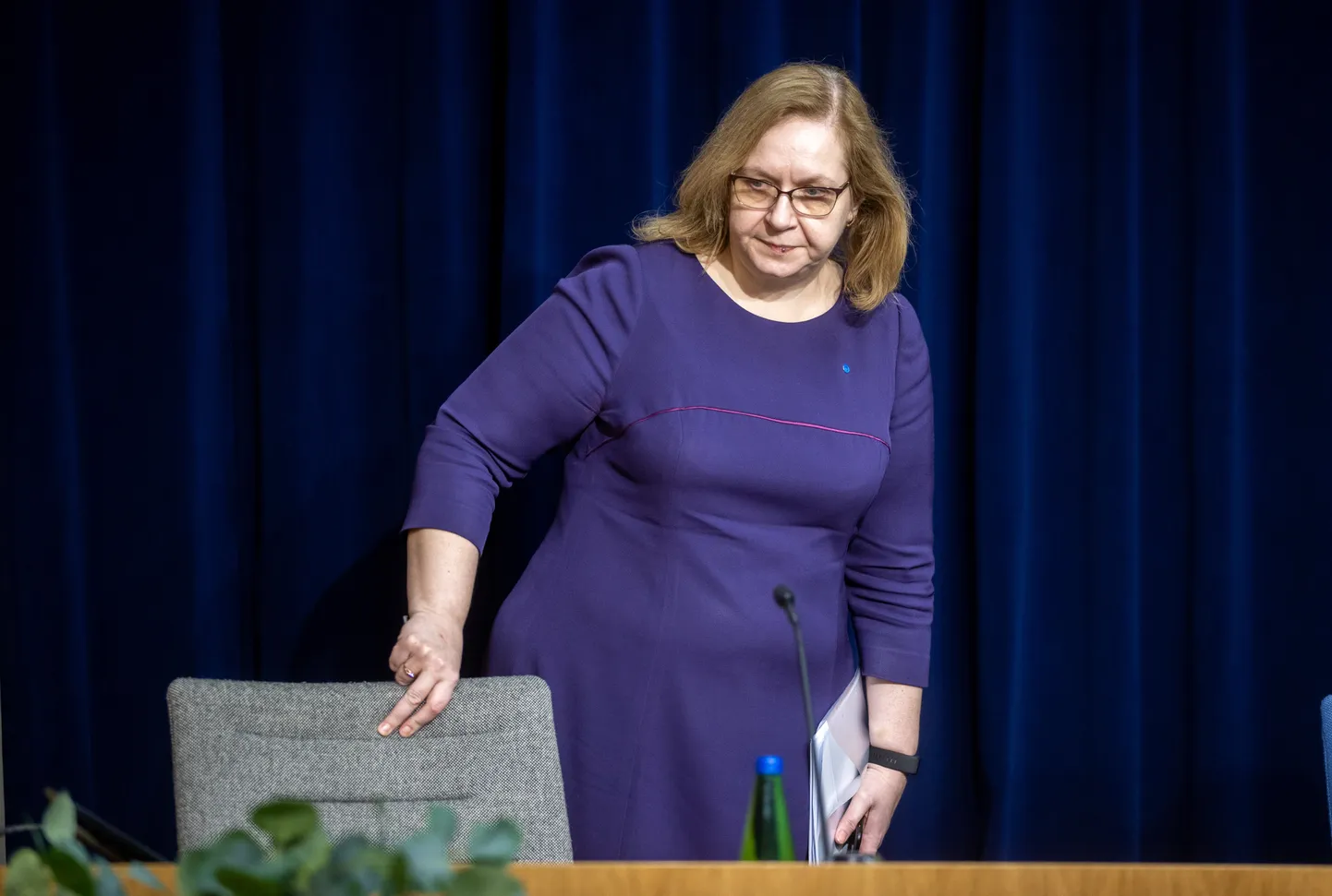 Tallinn, 28.01.2021
Valitsuse pressikonverents. Maris Lauri. 

Press conference of the Estonian government. Minister of Justice Maris Lauri.
Foto Tairo Lutter, Postimees