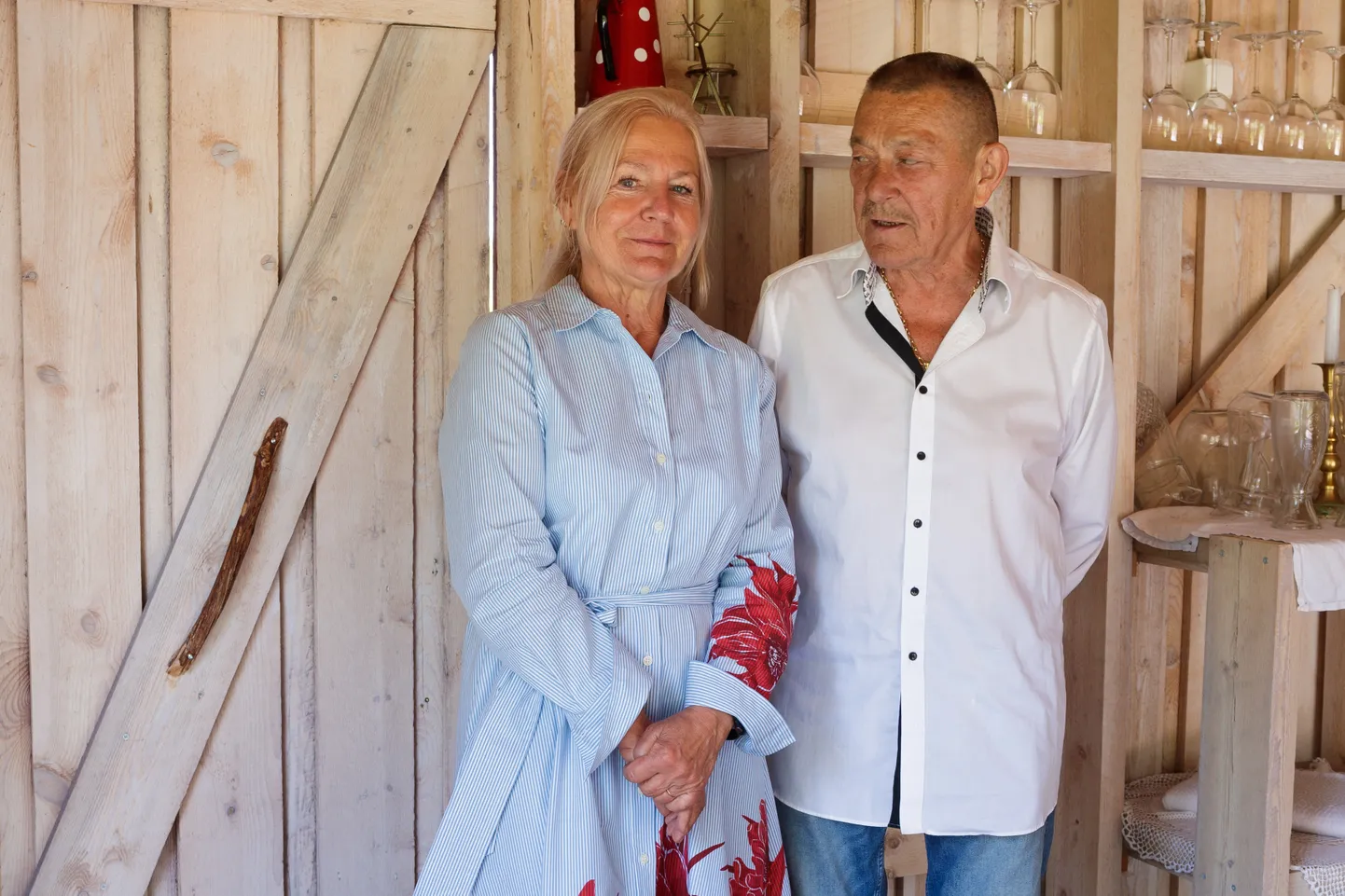 Jaan ja Merrit Kiho. Raudne duo kodurestorani taga juba viimased 13 aastat.