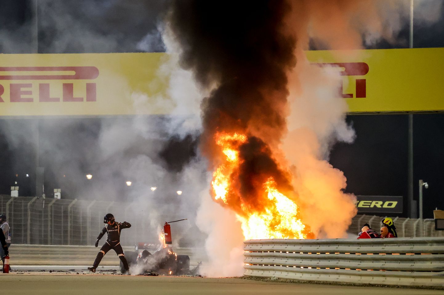 Romain Grosjeani karm õnnetus.