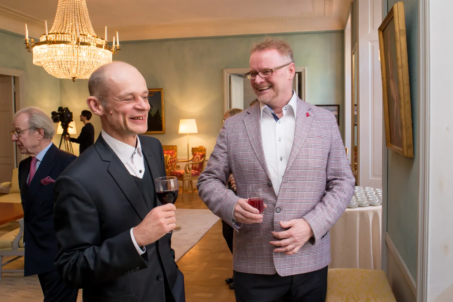 AS Äripäeva juht Igor Rõtov ja Ekspress Grupi suuromanik Hans H Luik.