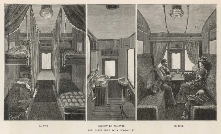 Austrumu ekspreša interjers 1884. gadā