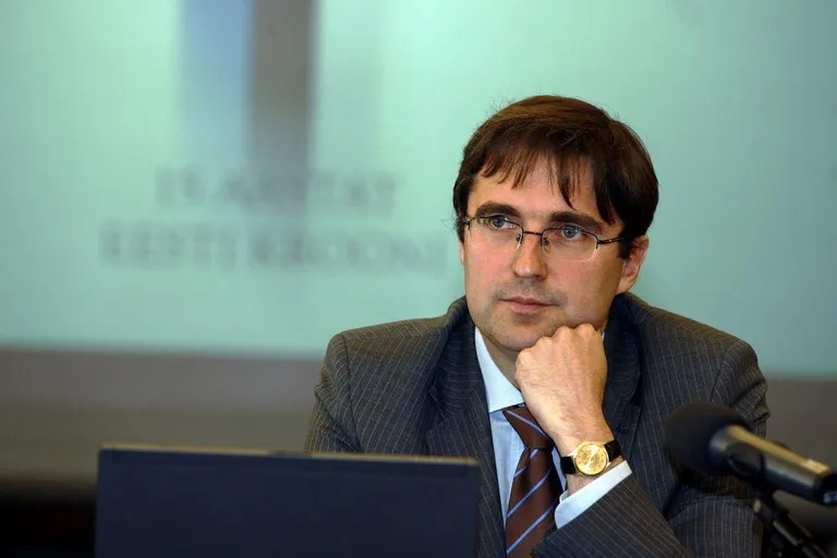 Andres Sutt Eesti Panga asepresidendina.