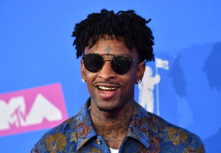 USA räppar 21 Savage MTV muusikaauhindade galal 2018.
