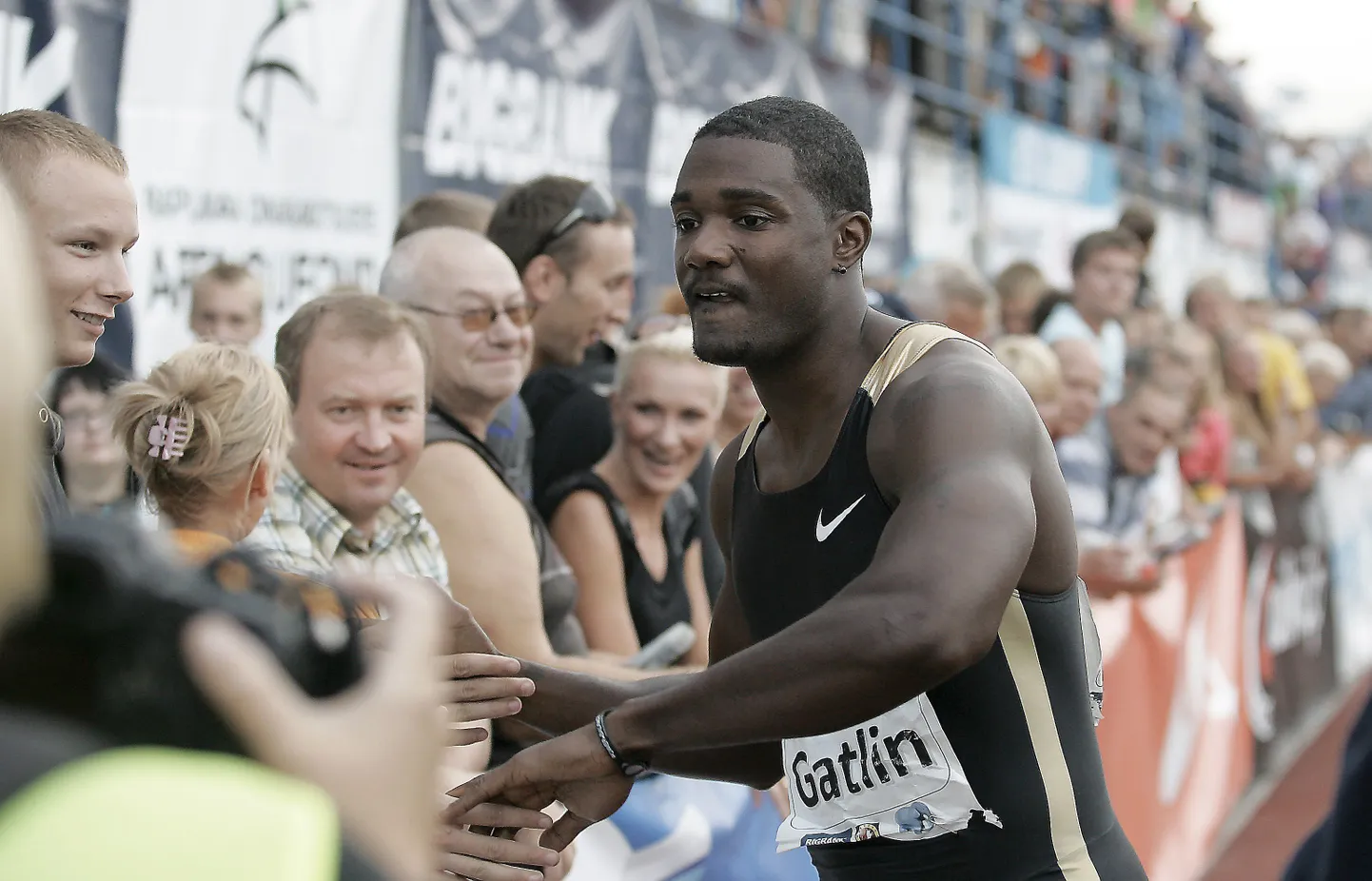 Justin Gatlin tegi oma tagasituleku 2010. aastal Rakveres.