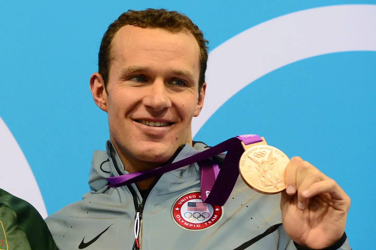 USA ujuja Brendan Hansen pronksmedaliga