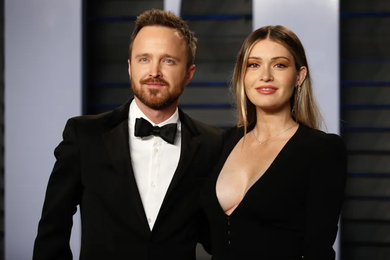 Aaron Paul ja abikaasa Lauren Paul. 2018.