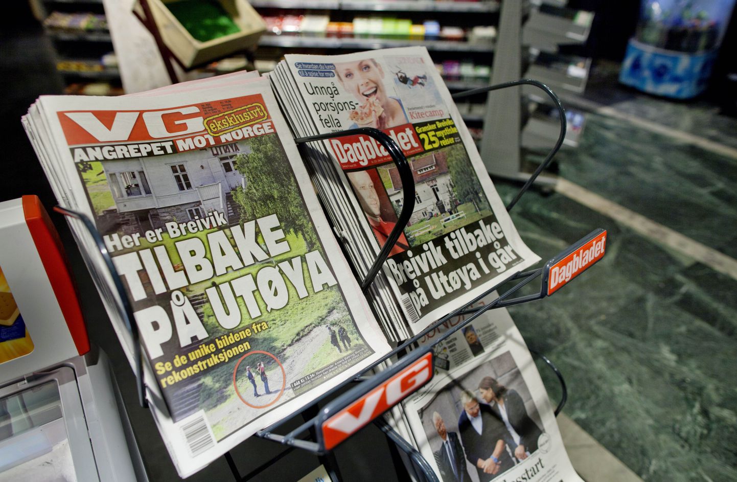 Breivik saab alates järgmisest esmapäevast ajalehti lugeda