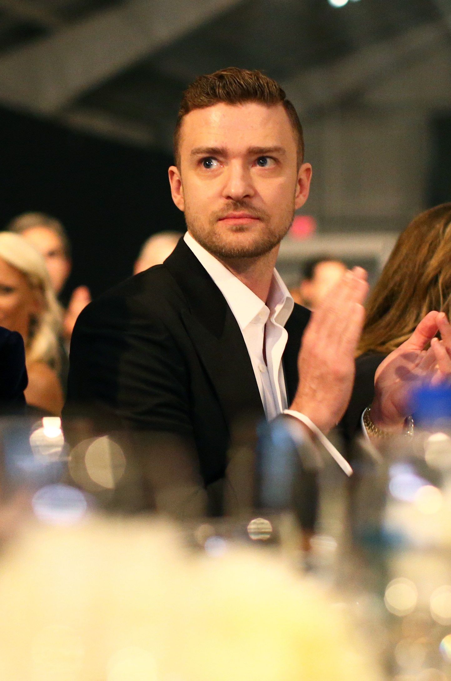 HOLLYWOOD, CA - OCTOBER 29: Singer Justin Timberlake attends amfAR LA Inspiration Gala honoring Tom Ford at Milk Studios on October 29, 2014 in Hollywood, California.   Christopher Polk/Getty Images for amfAR/AFP
== FOR NEWSPAPERS, INTERNET, TELCOS & TELEVISION USE ONLY ==