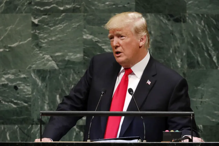 USA president Donald Trump.