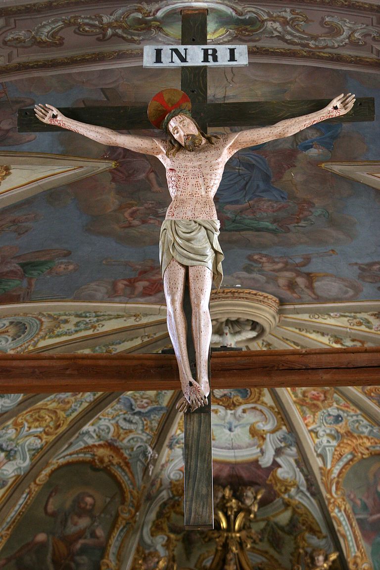 Kristlikus kunstis on tavaks katta Jeesuse alastust ristil niuderätikuga.