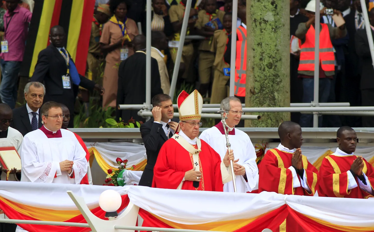 Paavst Franciscus Ugandas.