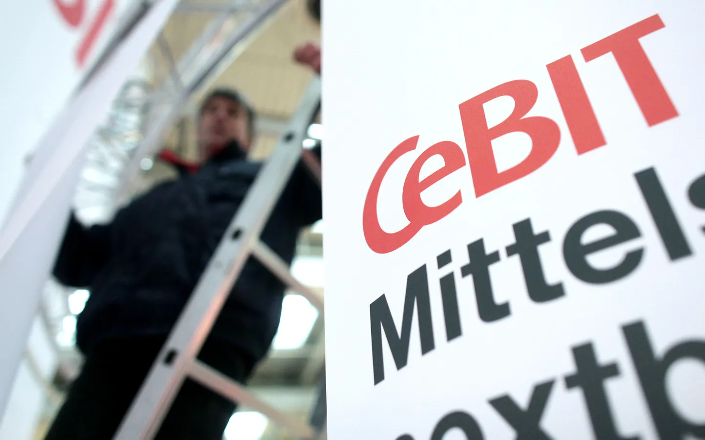 Ettevalmistused tehnoloogiamessiks Cebit 2009.