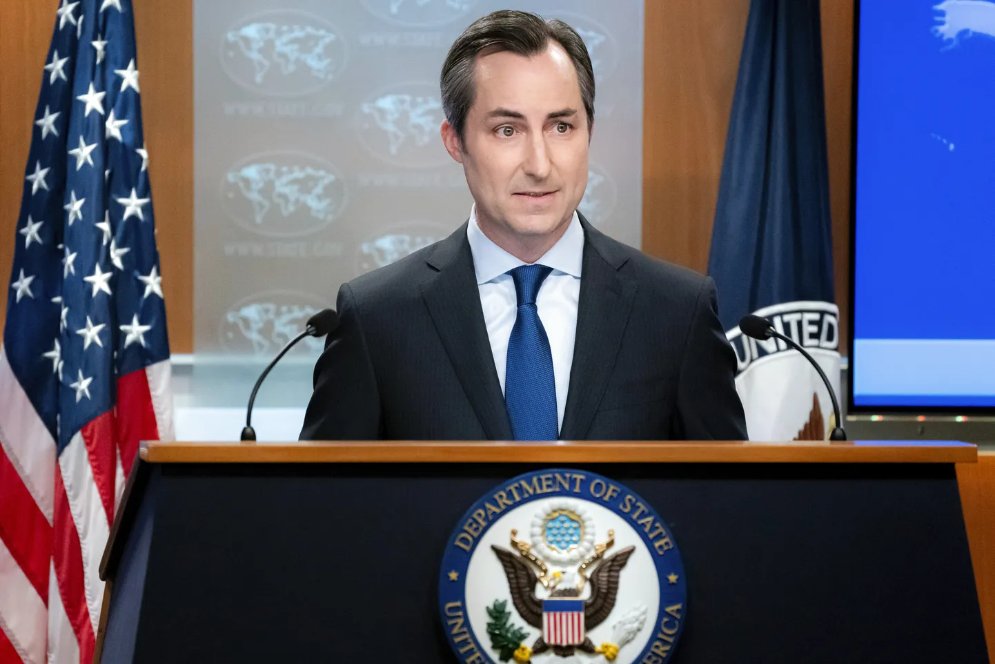 USA välisministeeriumi pressiesindaja Matthew Miller.