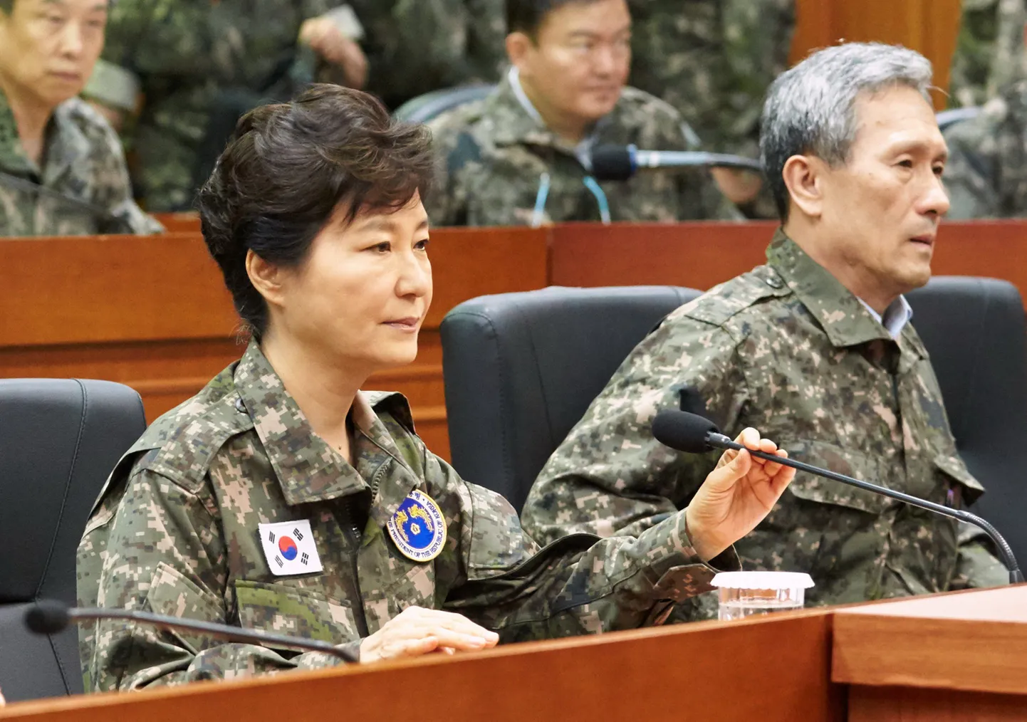 Lõuna-Korea president Park Geun-Hye.