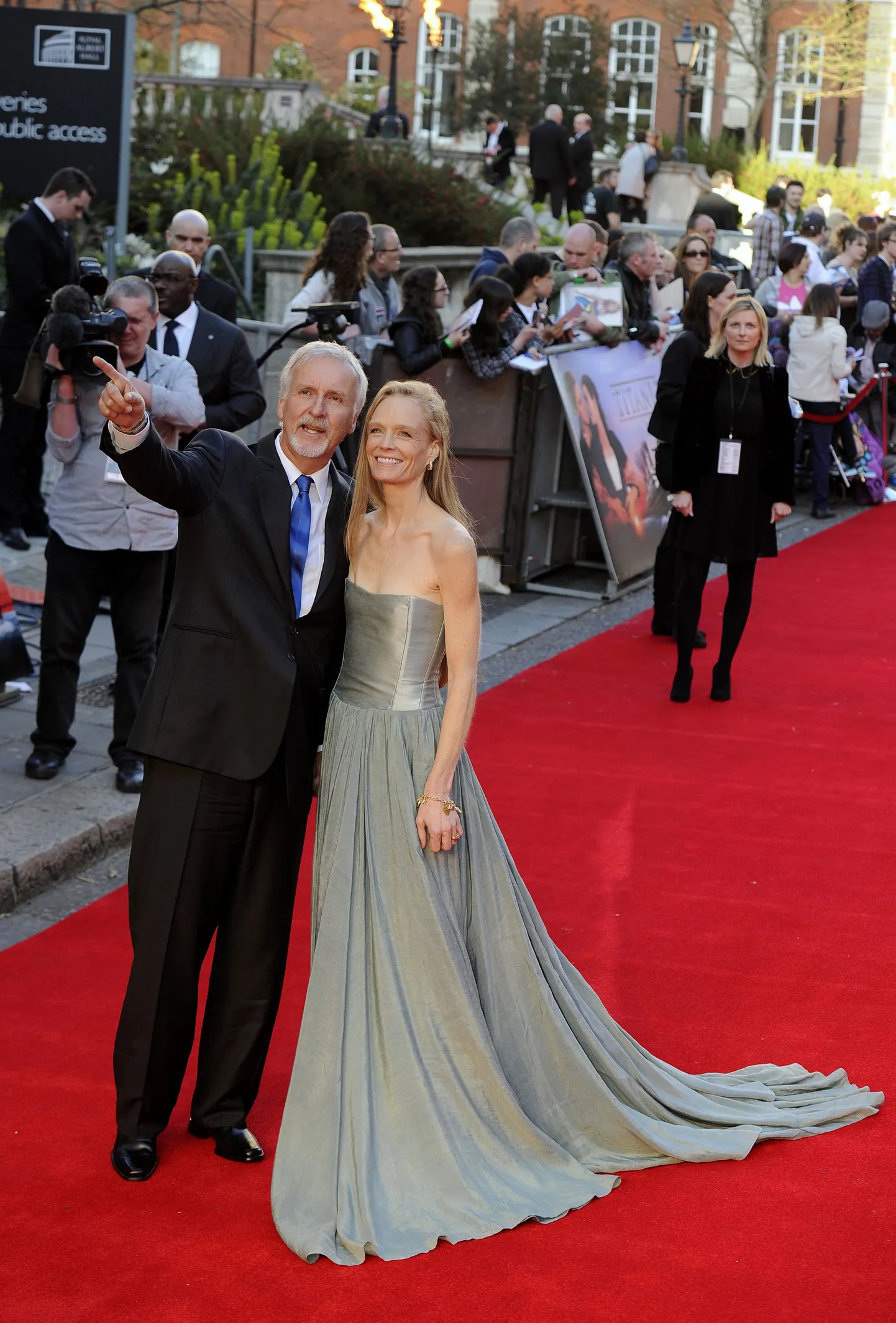 James Cameron ja abikaasa Suzy Amis