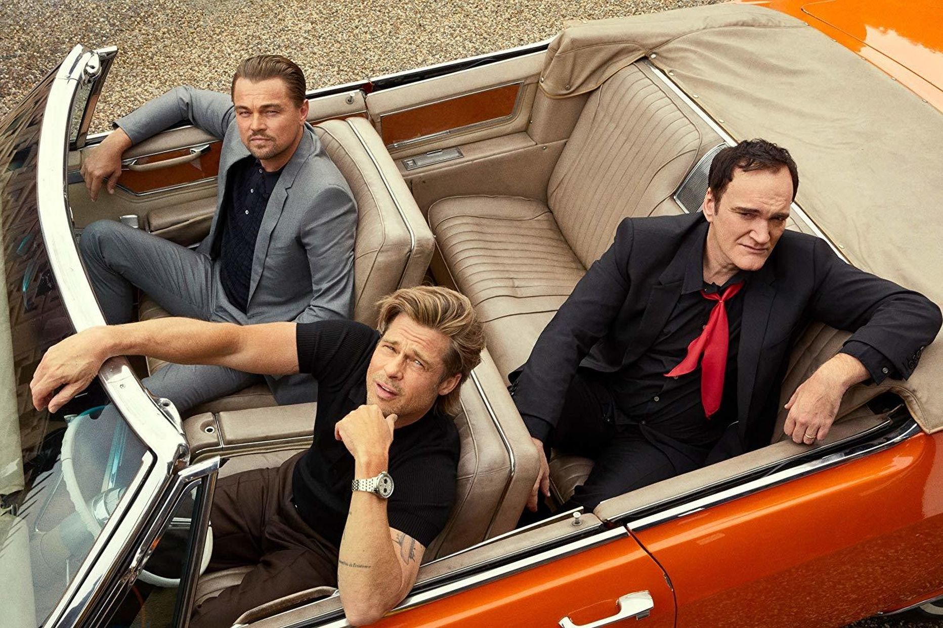 Brad Pitt, Leonardo DiCaprio ja Quentin Tarantino viimase kauaoodatud filmis «Ükskord Hollywoodis», mis seekord ühtki auhinda ei saanudki.