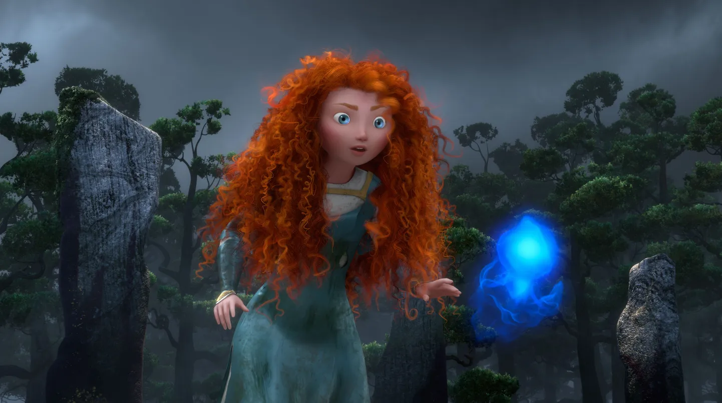 Printses Merida Pixari animafilmis "Brave"