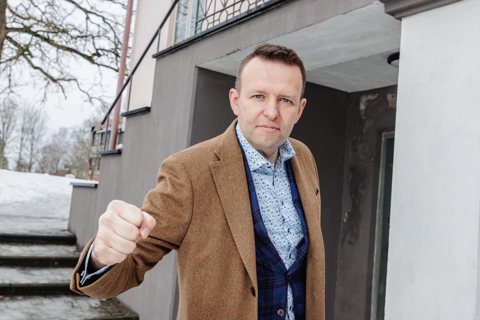 Sotsiaaldemokraatliku Erakonna juhatuse esimees Lauri Läänemets.