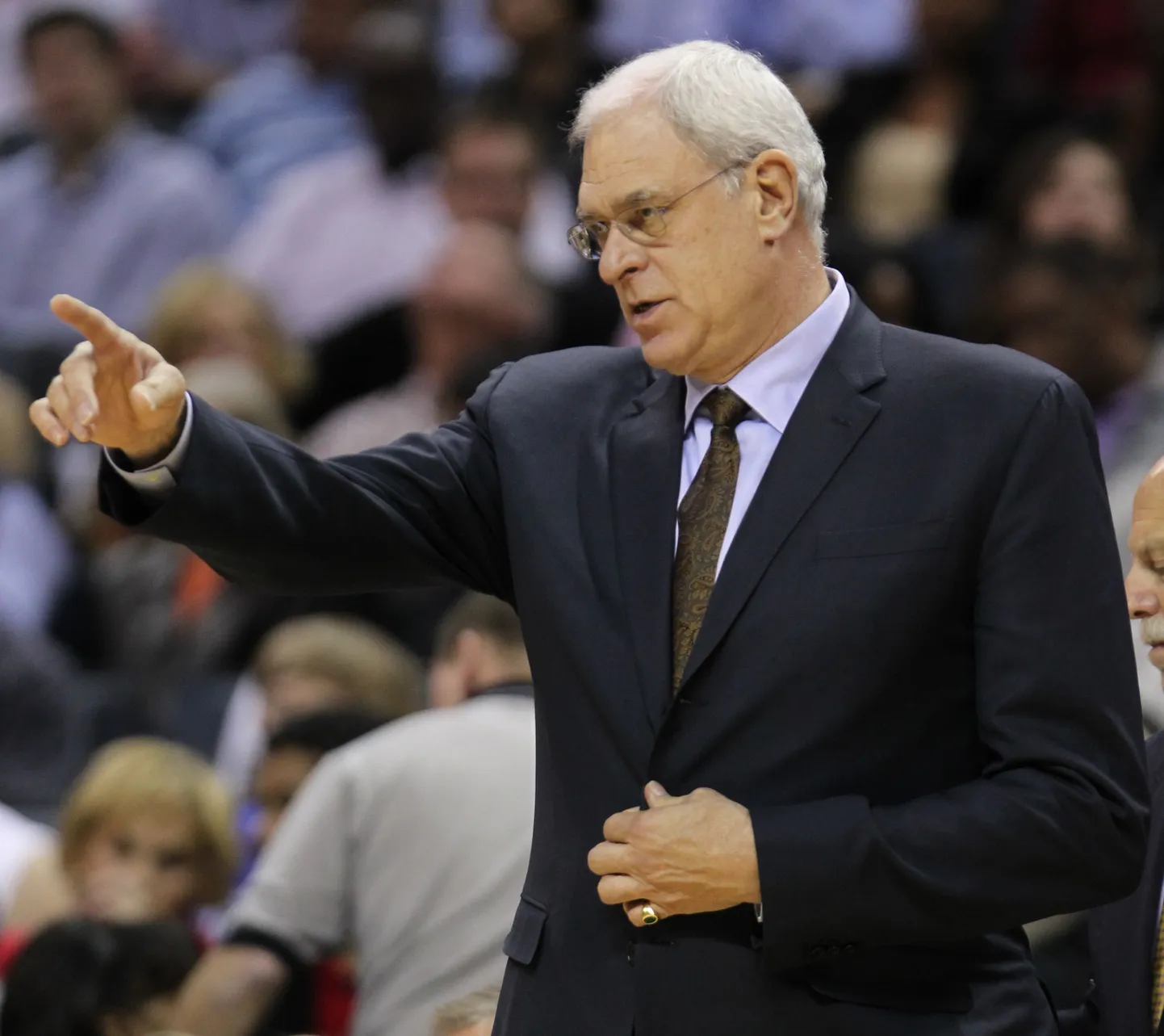 Los Angeles Lakersi peatreener Phil Jackson.