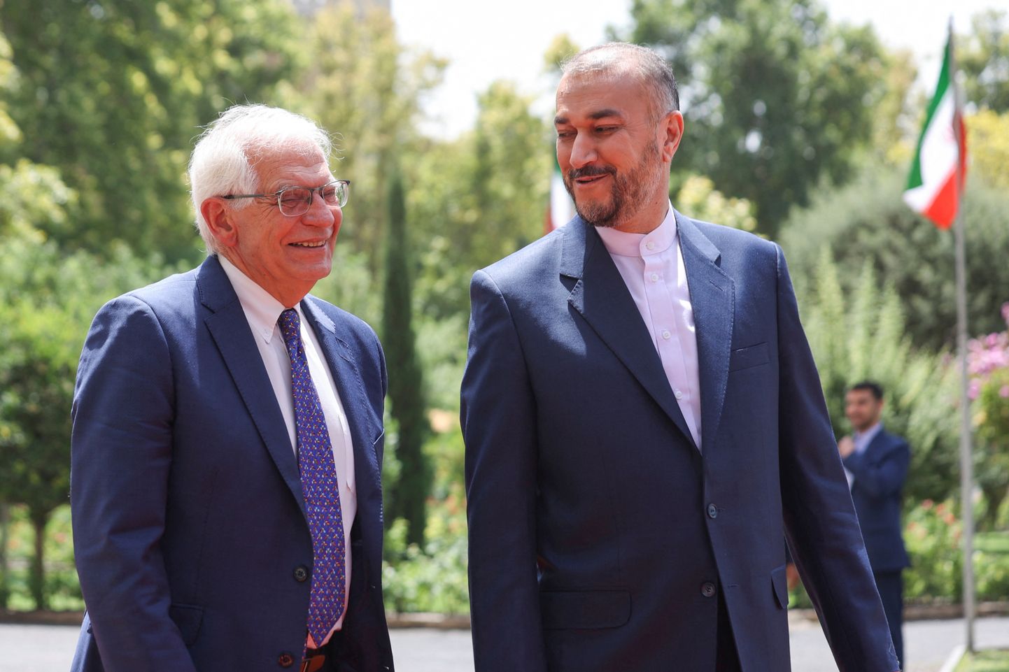 EL-i välispoliitikajuht Josep Borrell ja Iraani välisminister Hossein Amir-Abdollahian.