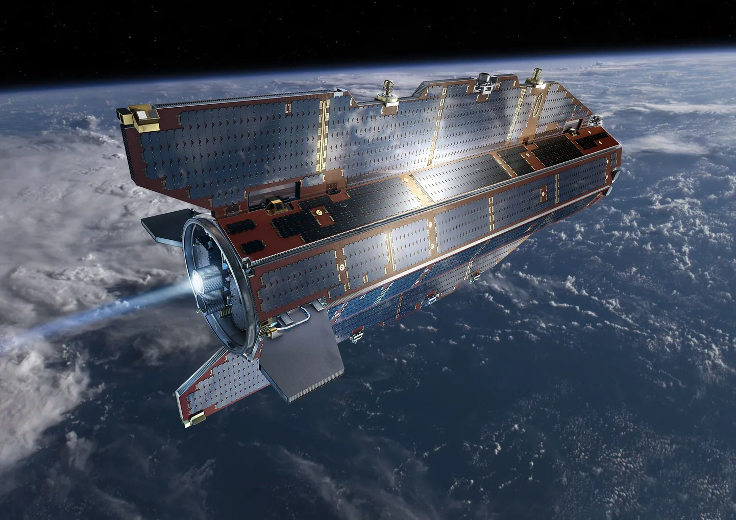 Gravity field and steady-state Ocean Circulation Explorer (GOCE)satelliit