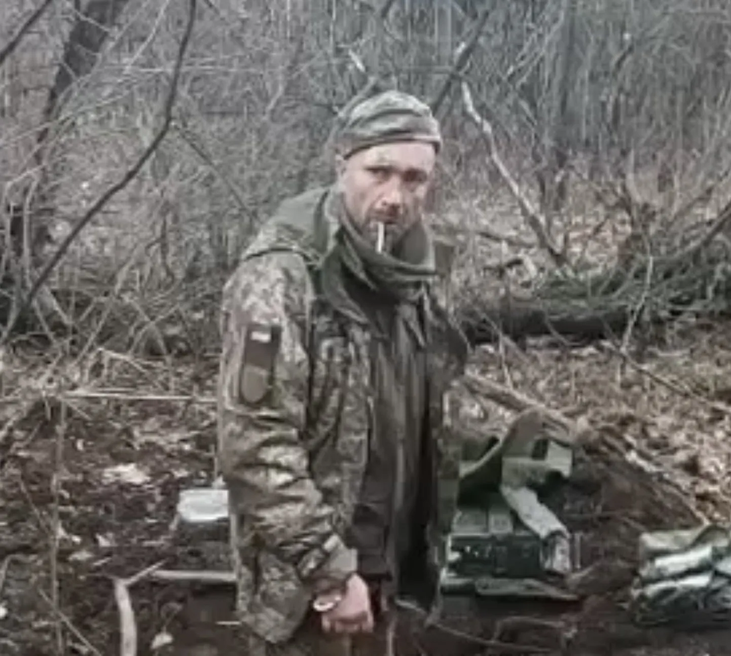 Ukraiņu karavīrs Aleksandrs Macijevskis.