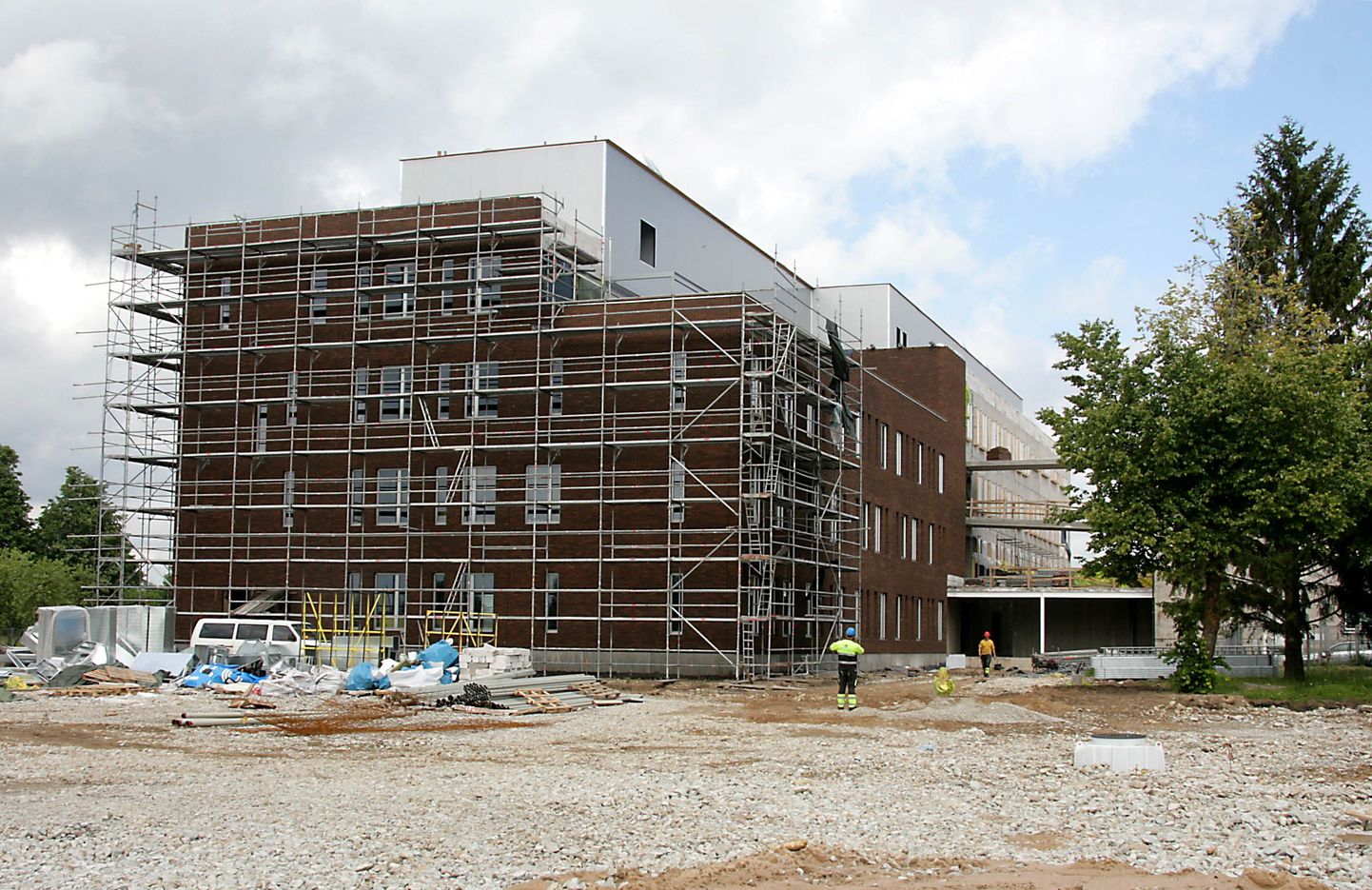 Первый новый лечебный корпус Ида-Вируской центральной больницы был построен в 2012 году.