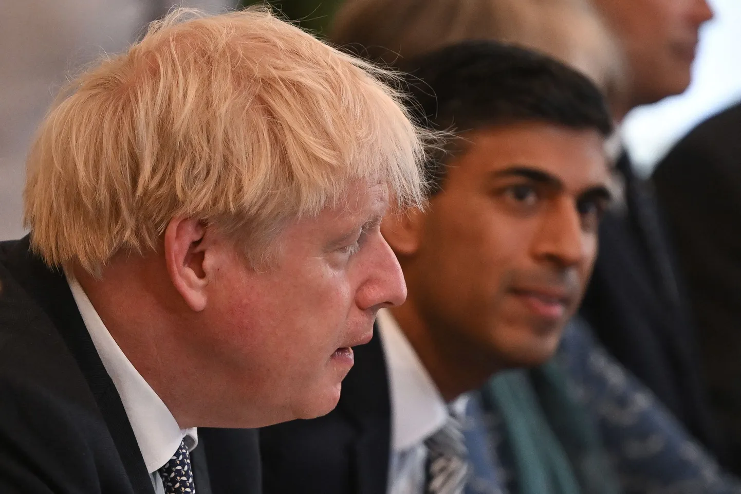 Boris Johnson ja Rishi Sunak.