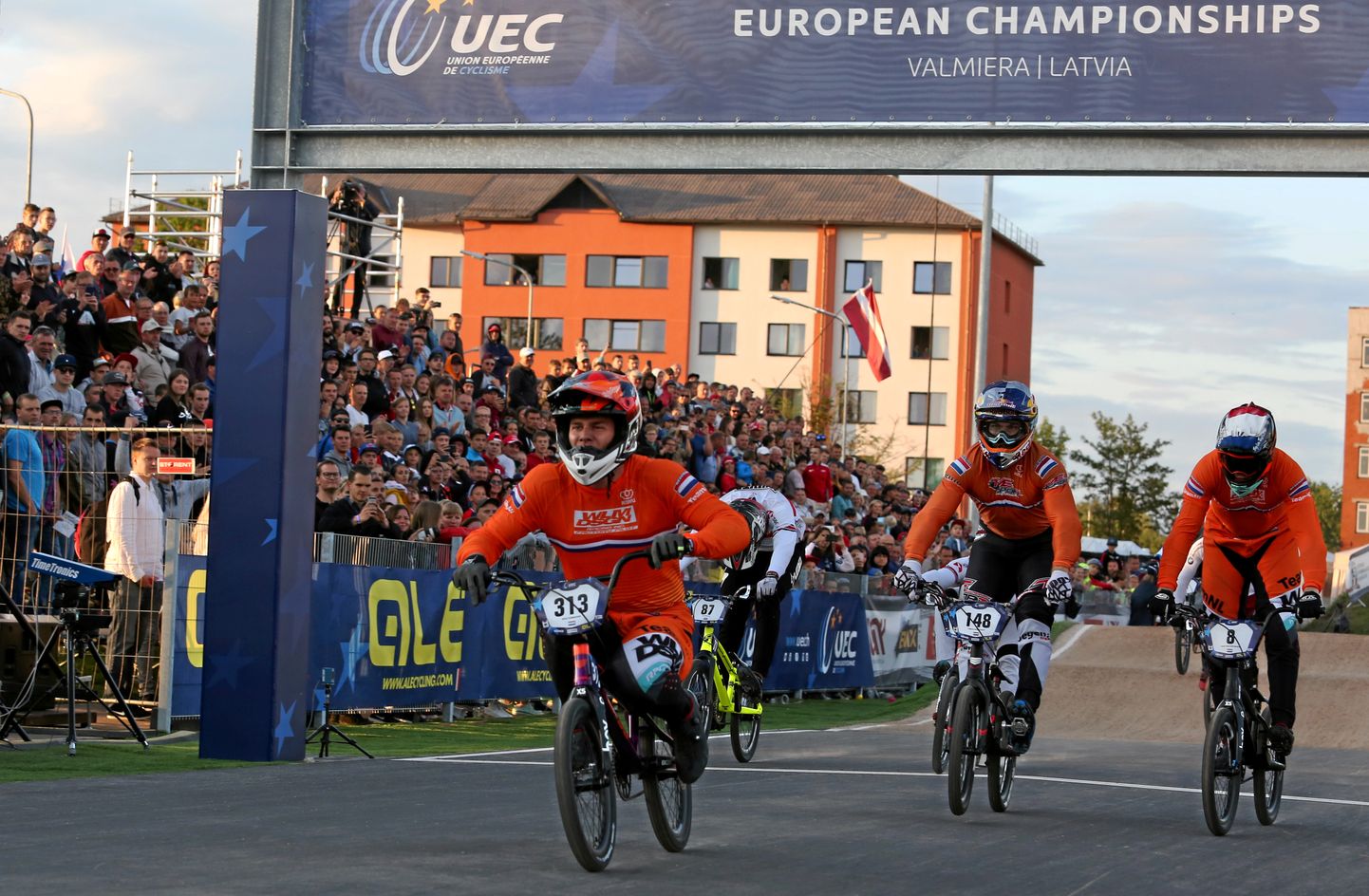 Eiropas čempionāts BMX riteņbraukšanā Māra Štromberga BMX trasē Valmierā.