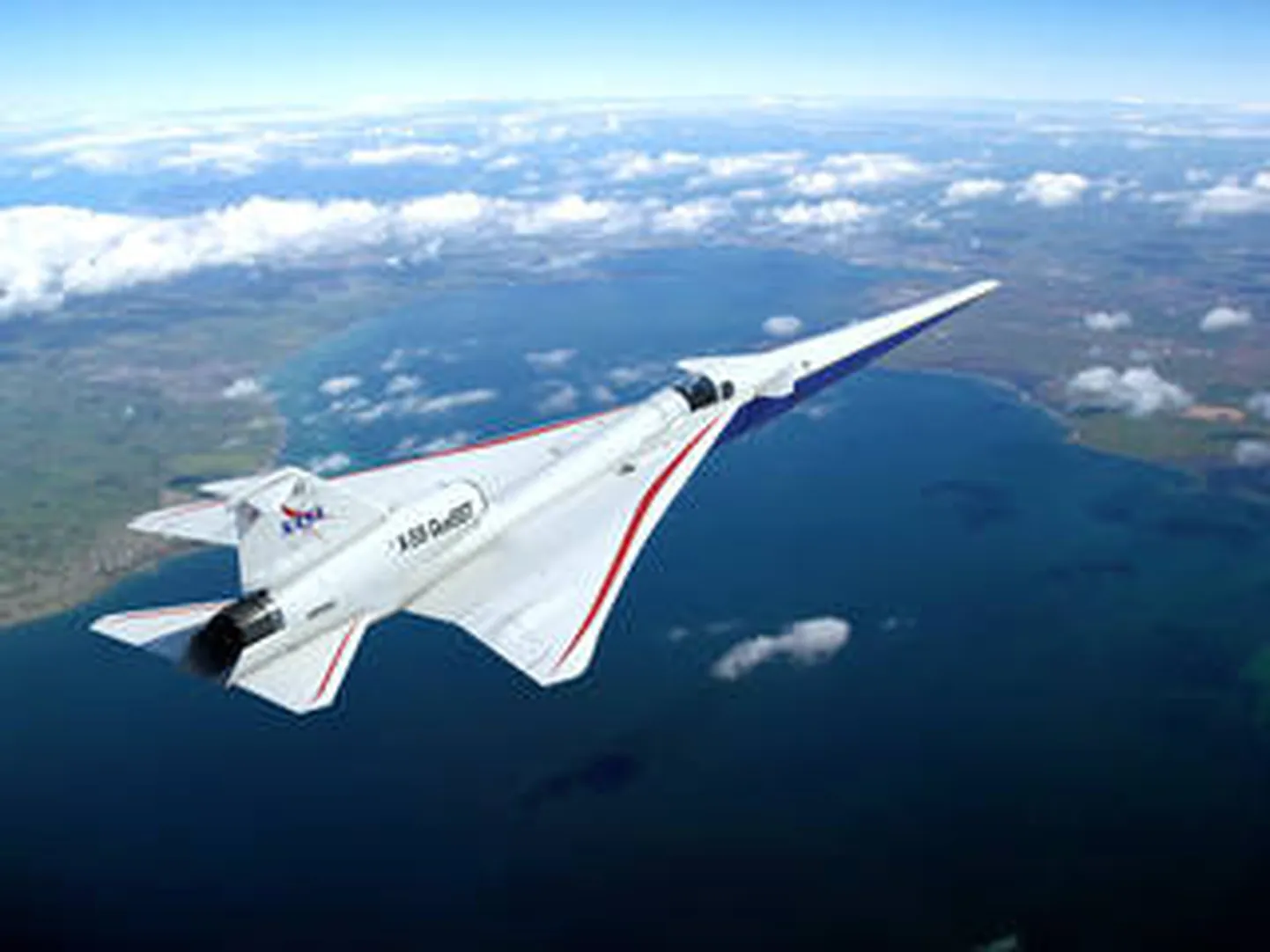 Kunstniku ettekujutus X-59-st.