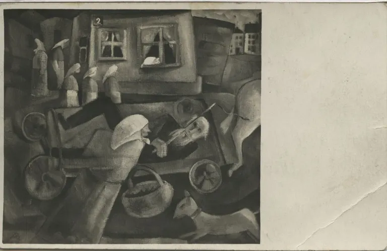 Aleksander Vardi. Õlimaal. 1920 aastate I pool