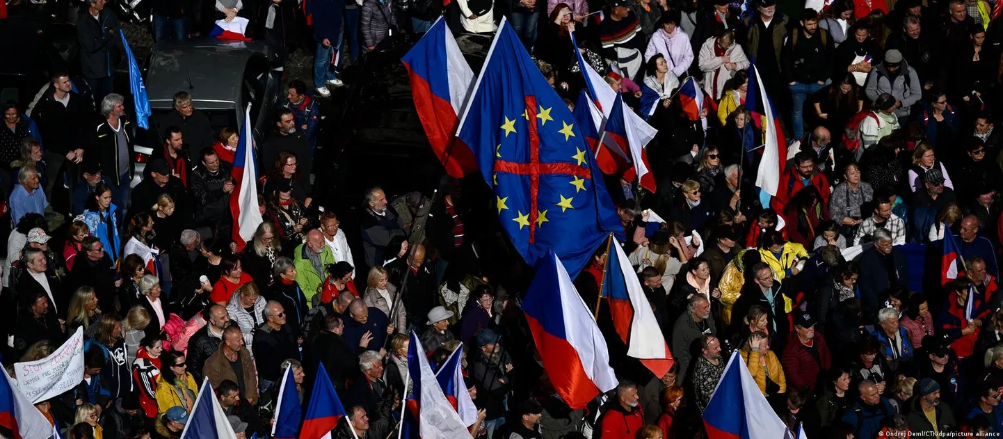 Протесты в Праге, сентябрь 2022 года