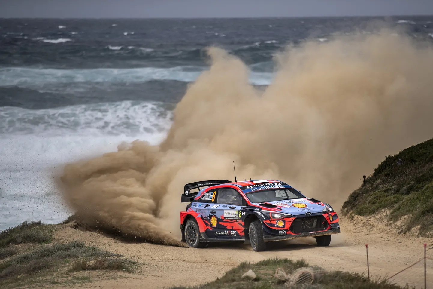 Ott Tänak-Martin Järveoja Sardiinia rallil.