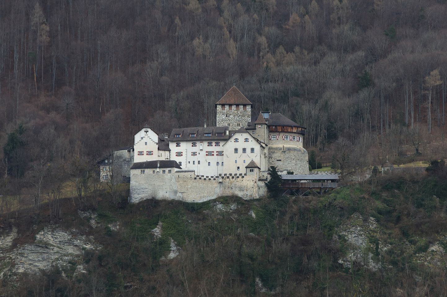 Liechtensteini vürstiperekonna ametlik residents Vaduzis.