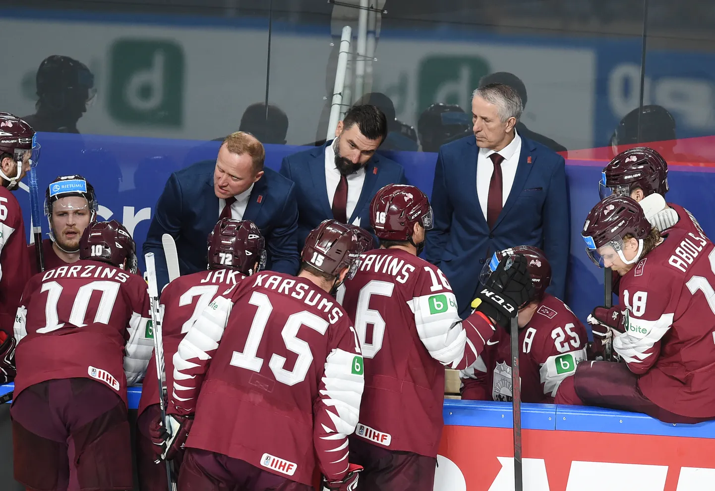 Latvijas hokeja izlases spēlētāji