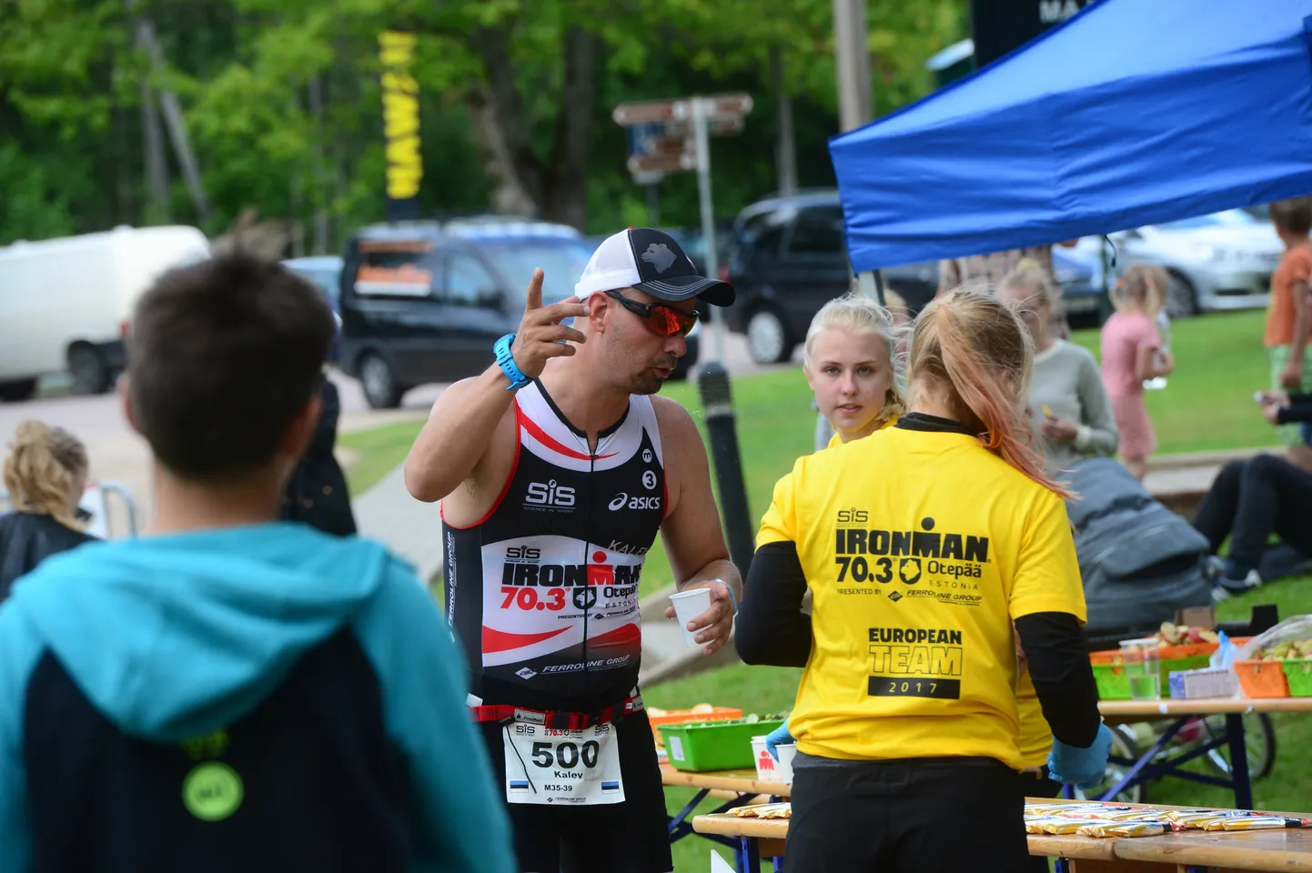 Kalev Kruus Ironman triatlonil.