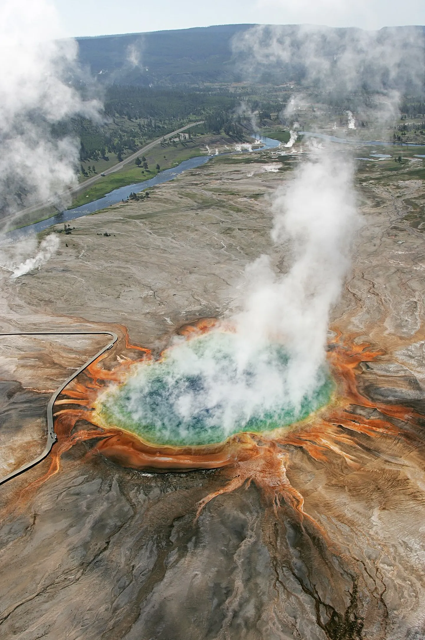Kuumaveeallikas Yellowstone rahvuspargis.