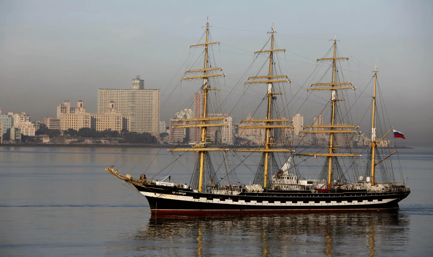 Krusenstern Kuubale saabumas.