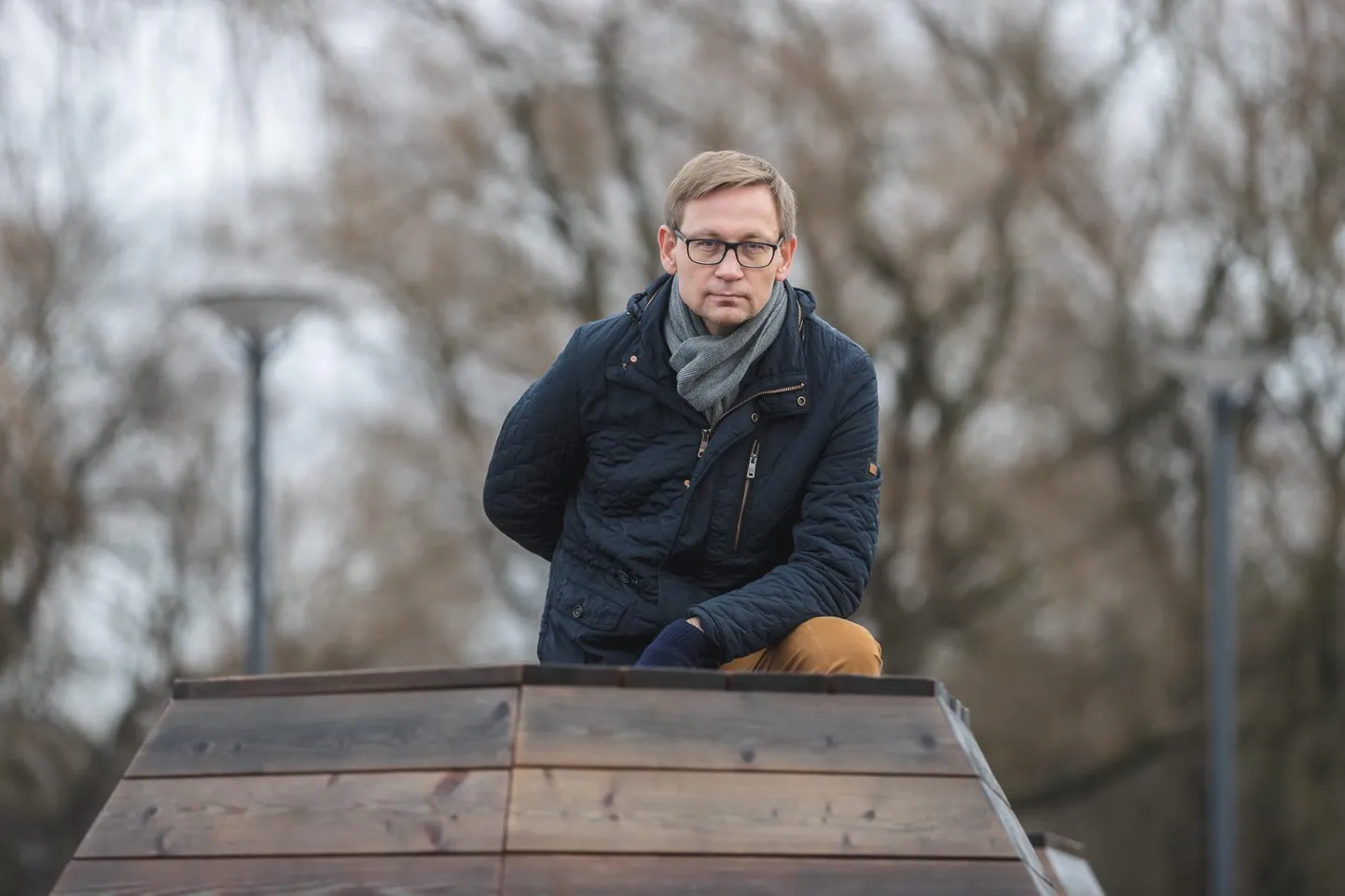 Eesti ametiühingujuht Peep Peterson.