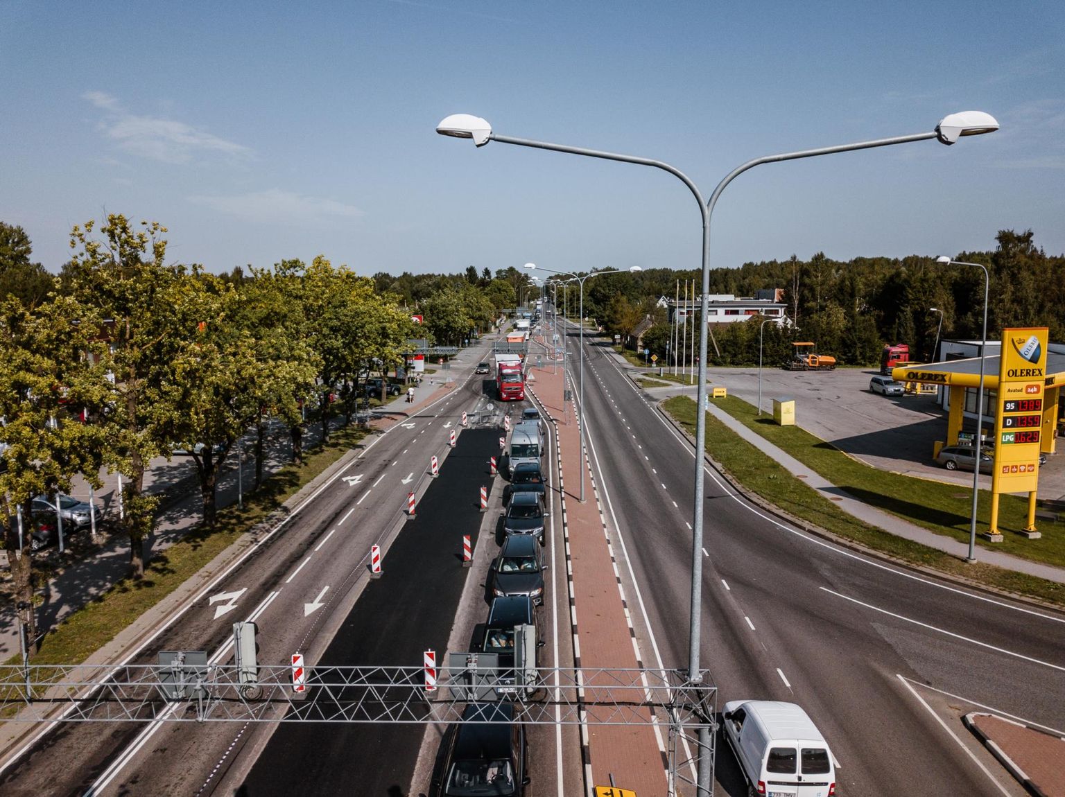 Mullu oli Pärnumaal kõige tihedam liiklus Pärnu–Sauga lõigul.