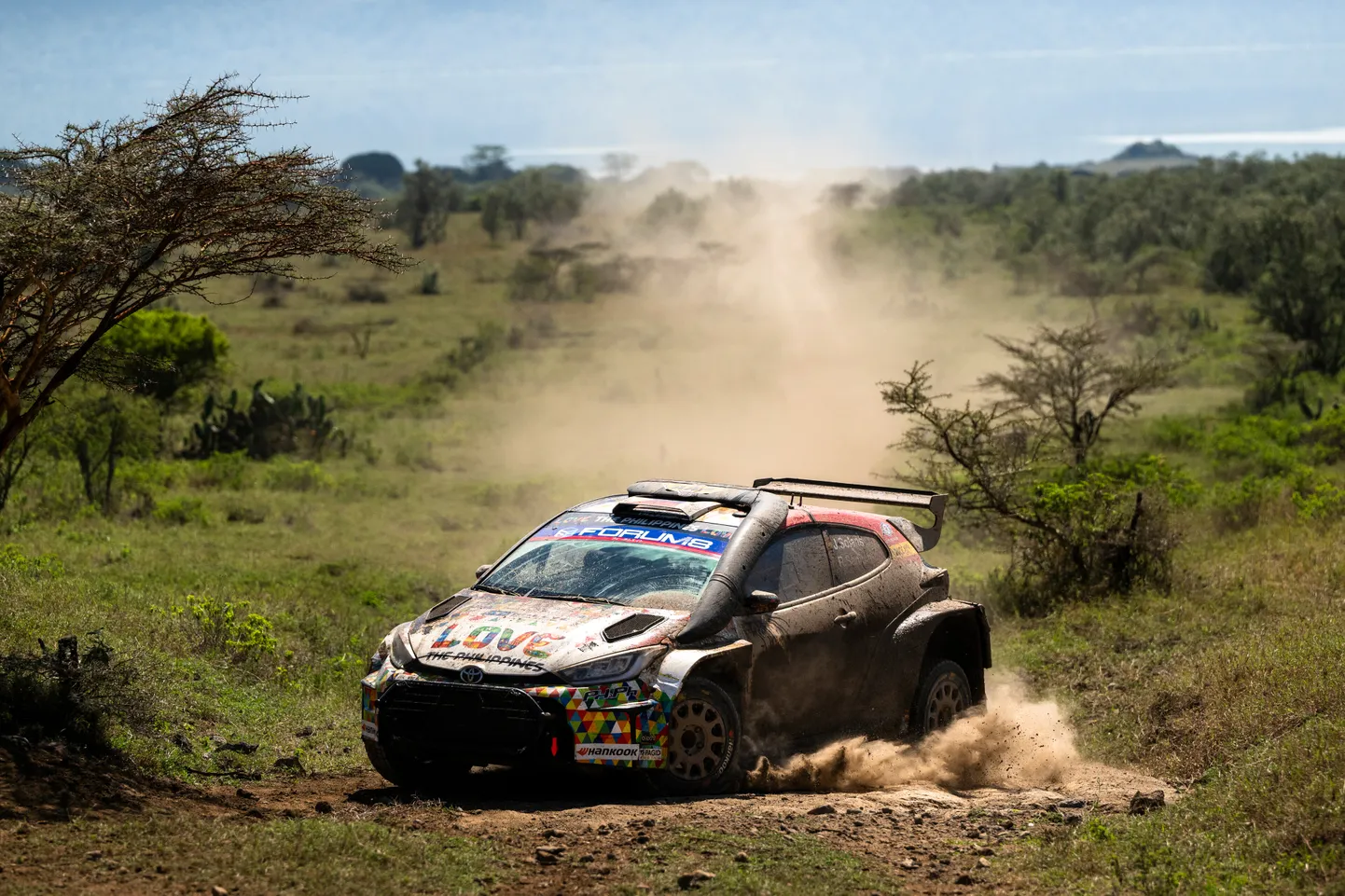 Toyota Yaris Rally2-auto. Foto on illustratiivne.